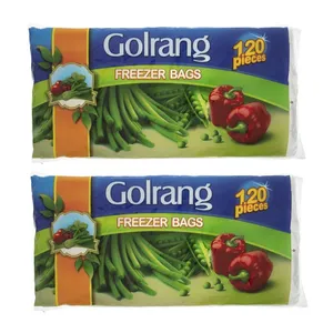کیسه فریزر گلرنگ مدل برگ دو بسته 120 عددی