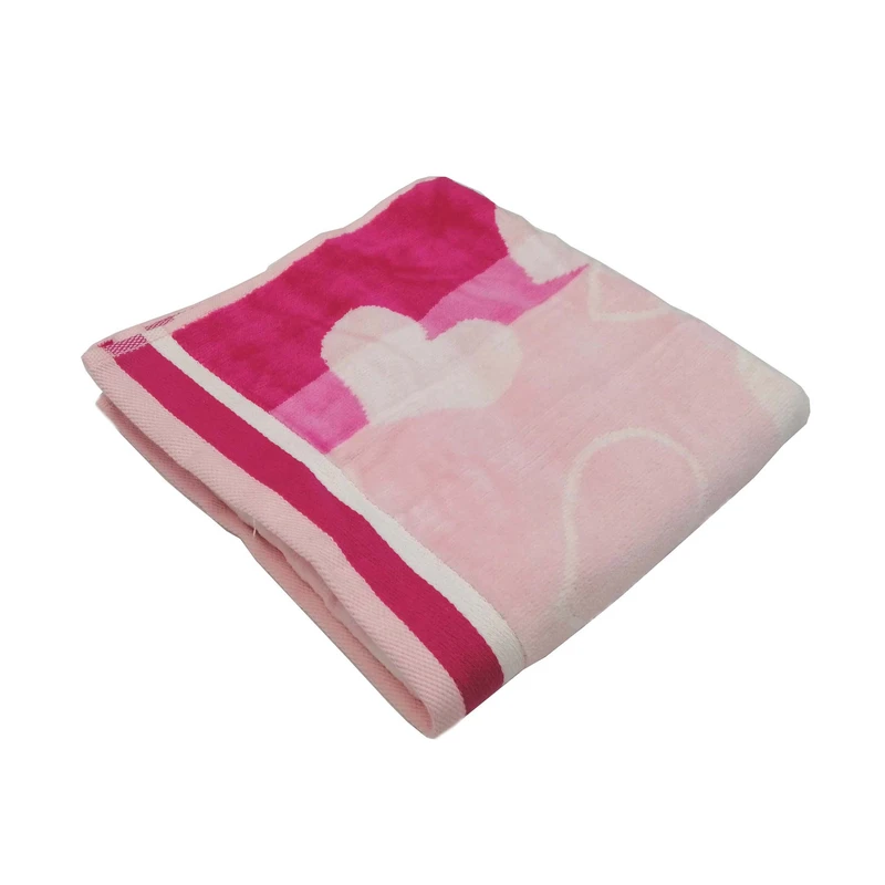 حوله دستی ازدیلک مدل Love Story سایز 50×90 سانتی متر