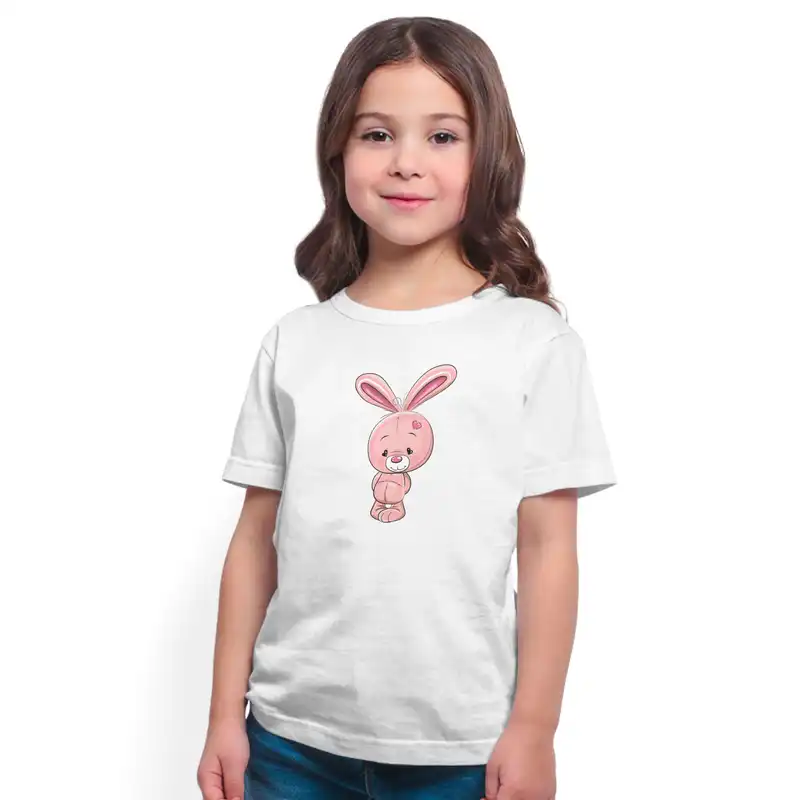 استیکر پارچه و لباس مدل برچسب DTF طرح خرگوش