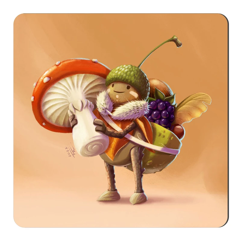 	 مگنت طرح بلوط فانتزی کد wmg3955