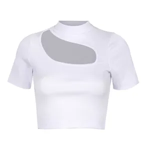 کراپ تاپ آستین کوتاه کوتاه زنانه مدل Mds-ss- CF4074