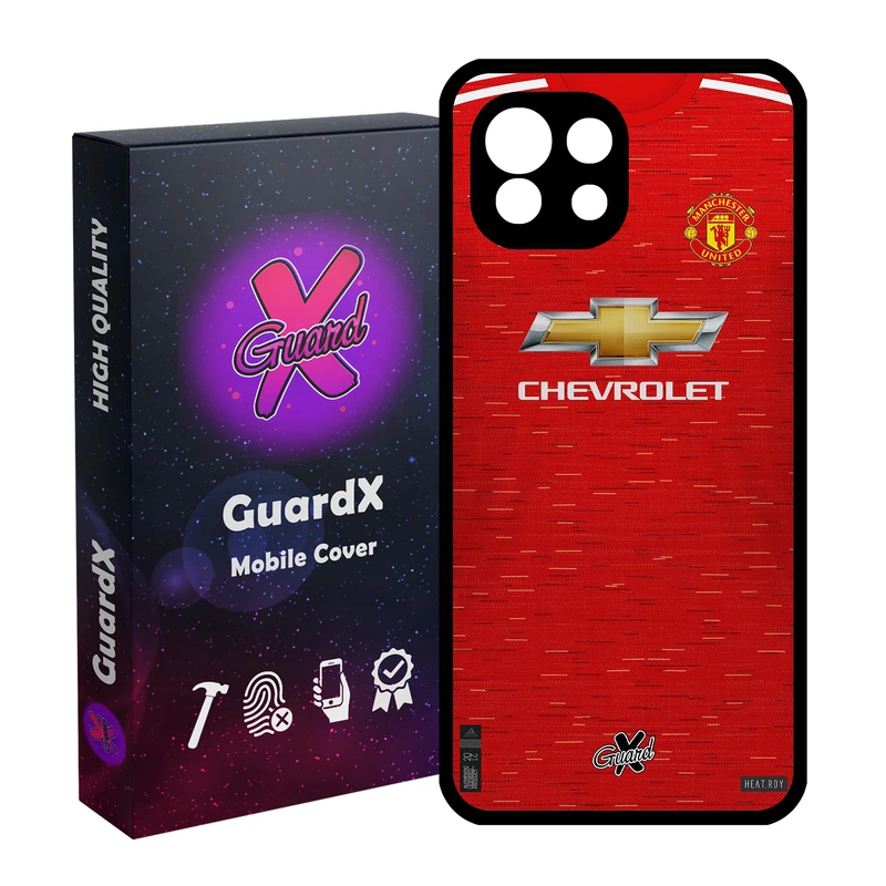 کاور گارد ایکس طرح Manchester United مدل Glass10248 مناسب برای گوشی موبایل شیائومی Mi 11 Lite