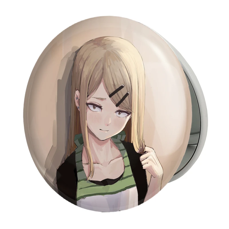 آینه جیبی خندالو طرح اندو سایا انیمه داگاشی کاشی Dagashi Kashi مدل تاشو کد 22530 