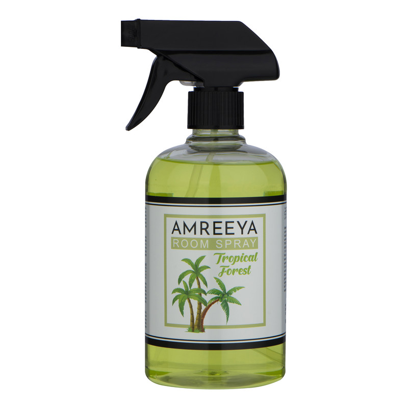 اسپری خوشبوکننده آمریا مدل TROPICAL FOREST حجم 500 میلی لیتر