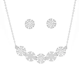 نیم ست نقره زنانه درسان گالری مدل سارینا کد DS405