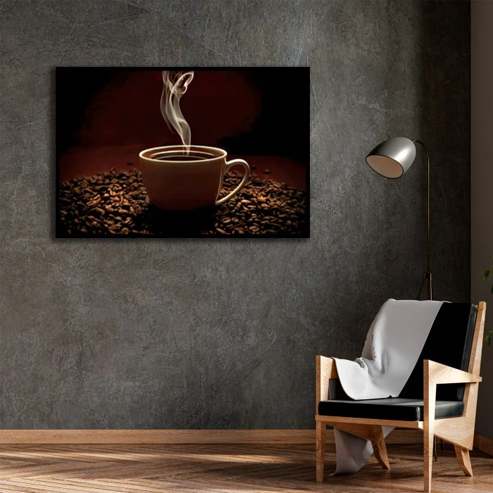 تابلو بکلیت طرح قهوه مدل B-D2308 فریم مشکی