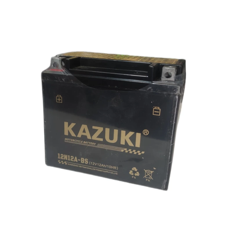 عکس شماره 4 : باتری موتورسیکلت کازوکی مدل  12v12ah