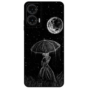 Megafone Girl and Moon 1369 Cover For Motorola Moto G35