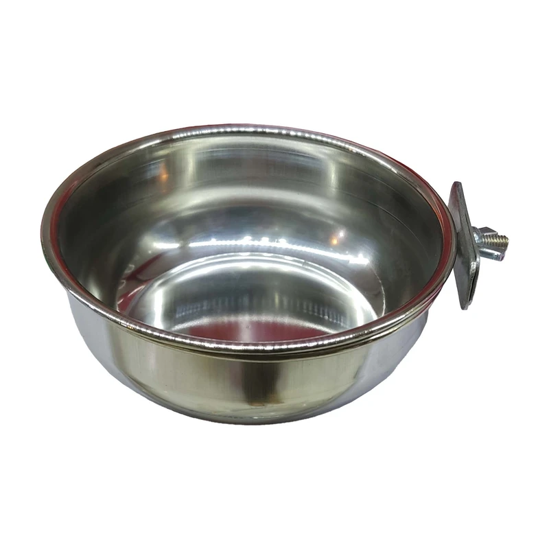 ظرف آب وغذا پرنگان مدل گیره ای استیل کد 14114