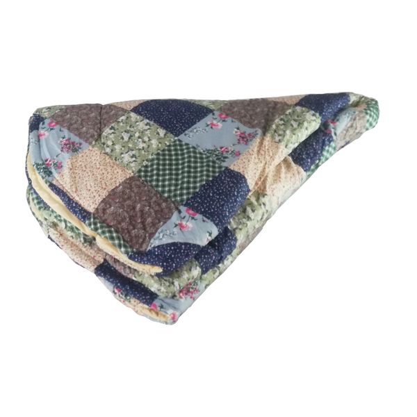  لحاف کرسی خانه سبز اسماعیلی مدل خشتی سایز  350x350 سانتی متر