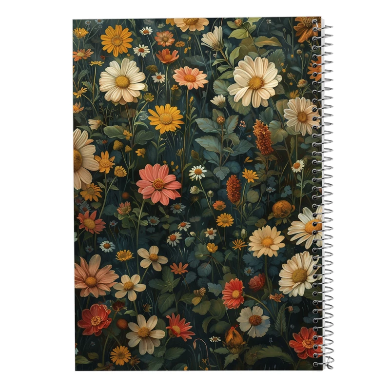 دفتر مشق 100 برگ مدوپد مدل گل کد DF13367