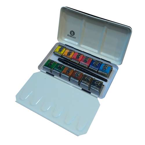 آبرنگ 12 رنگ رامبراند مدل حرفه ای کد 98351