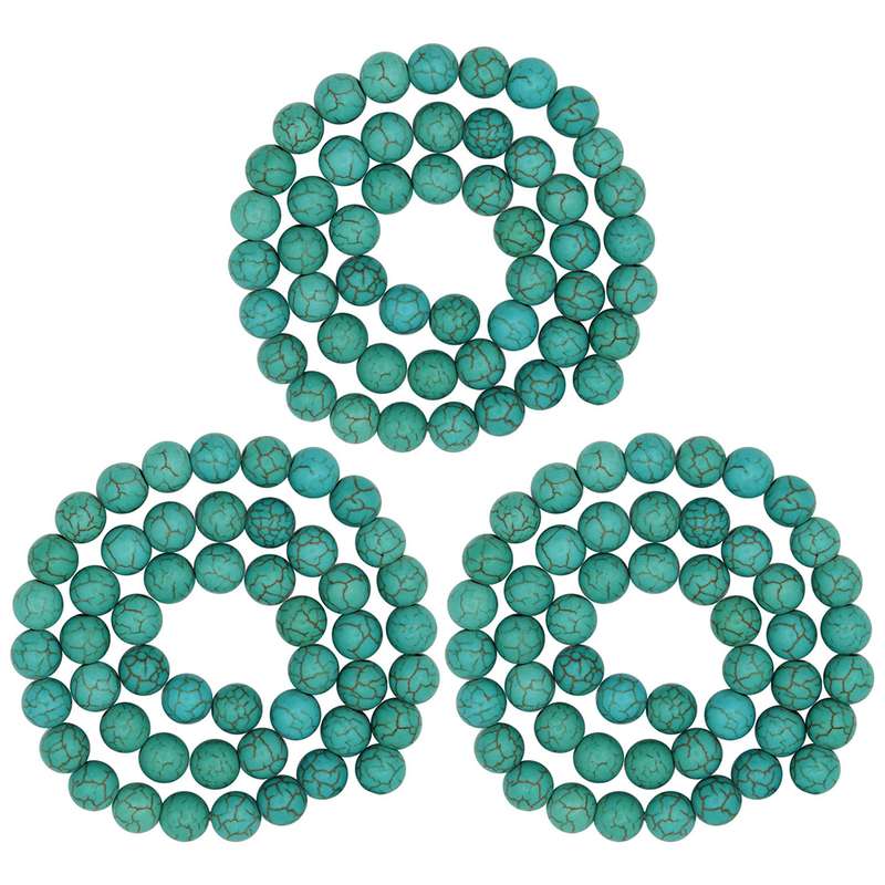 ریسه سنگ فیروزه رزالیا مدل Rika-AB-29 بسته 3 عددی