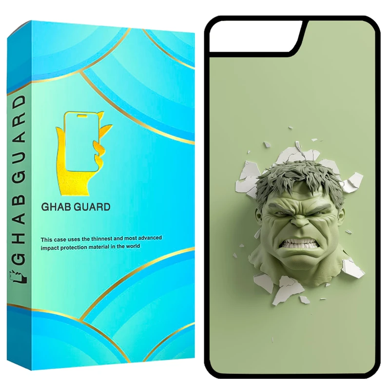 کاور قاب گارد طرح هالک مدل GCHP7P مناسب برای گوشی موبایل اپل iPhone 7 Plus / 8 Plus