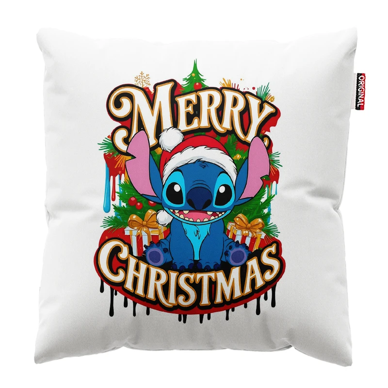 کوسن پاد آفرین مدل کریسمس طرح سگ کد PK302718 سایز 30*30 سانتی متر