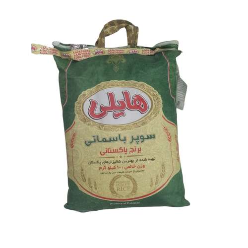 برنج سوپر باسماتی پاکستانی هایلی - 10 کیلوگرم