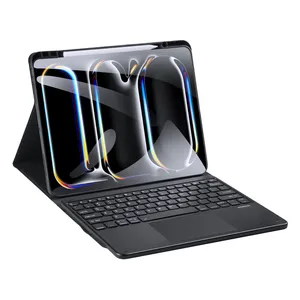 کیف کلاسوری کیبورد دار دوکس دوکیس مدل TK مناسب برای تبلت اپل iPad Pro 11 2024