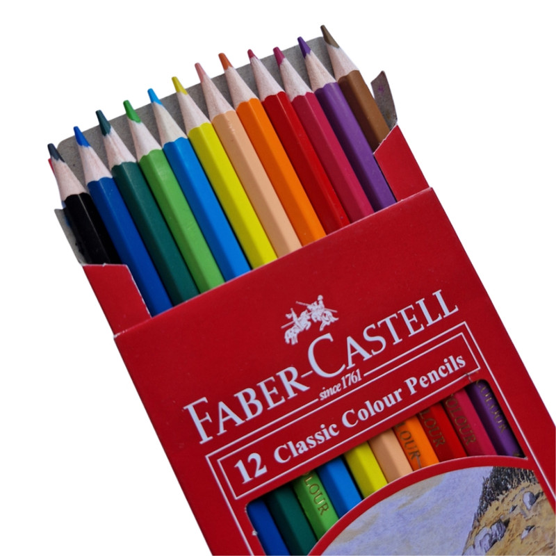 مداد رنگی 12 رنگ فابرکاستل کد 115852