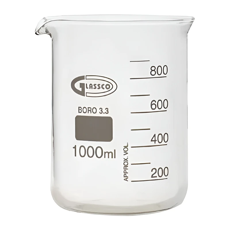 بشر آزمایشگاهی گلاسکو مدل Pyrex ظرفیت 1000 میلی لیتر