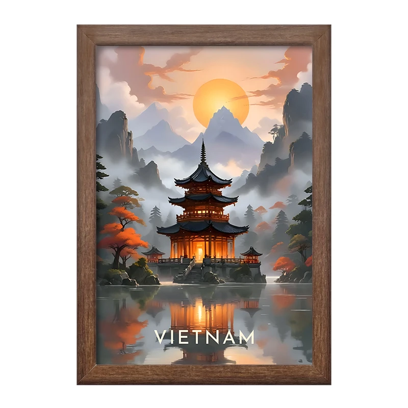 تابلو خندالو طرح ویتنام (Vietnam) کد F6368