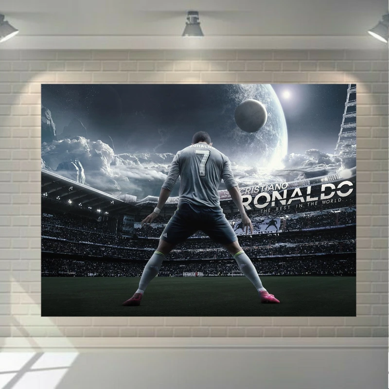 تابلو بوم طرح فوتبال مدل رونالدو کد GR280