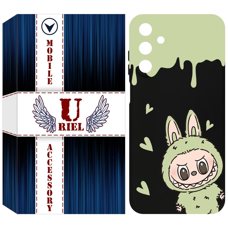 کاور یوریل قاب مدل KSH کد 132 طرح عروسک لبوبو مناسب برای گوشی موبایل سامسونگ Galaxy A15