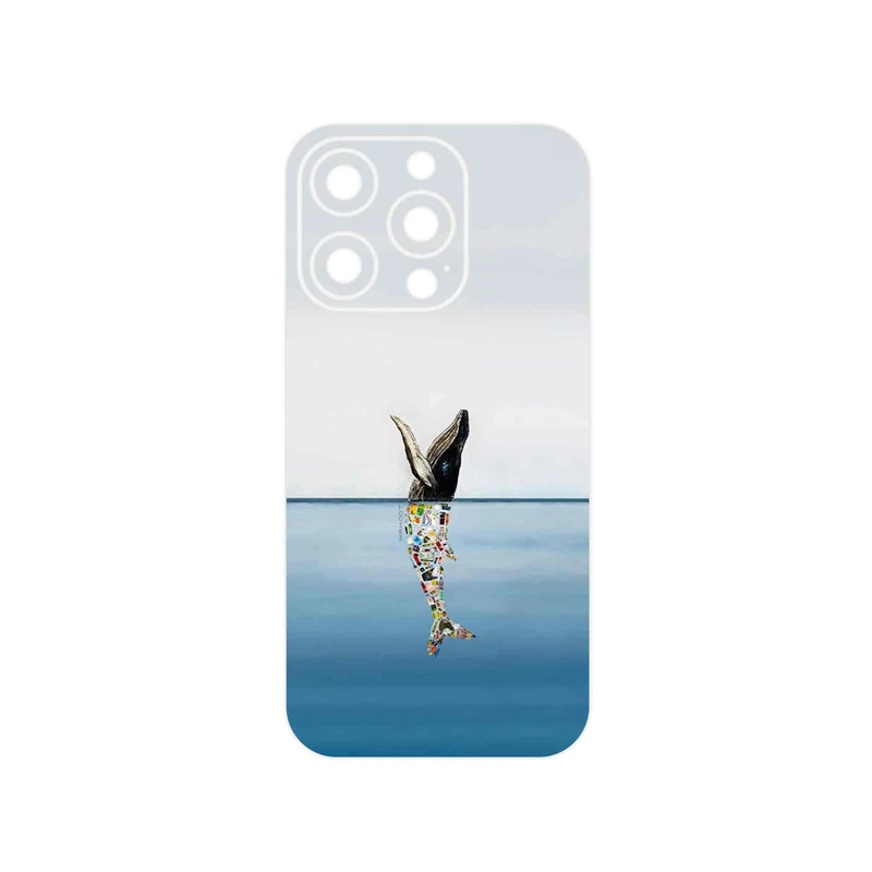 برچسب پوششی ماهوت مدل Collage of Sea Trash مناسب برای گوشی موبایل اپل iPhone 14 Pro