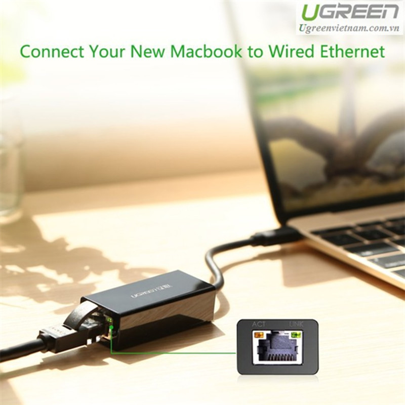 مبدل USB-C به Ethernet یوگرین مدل 30287