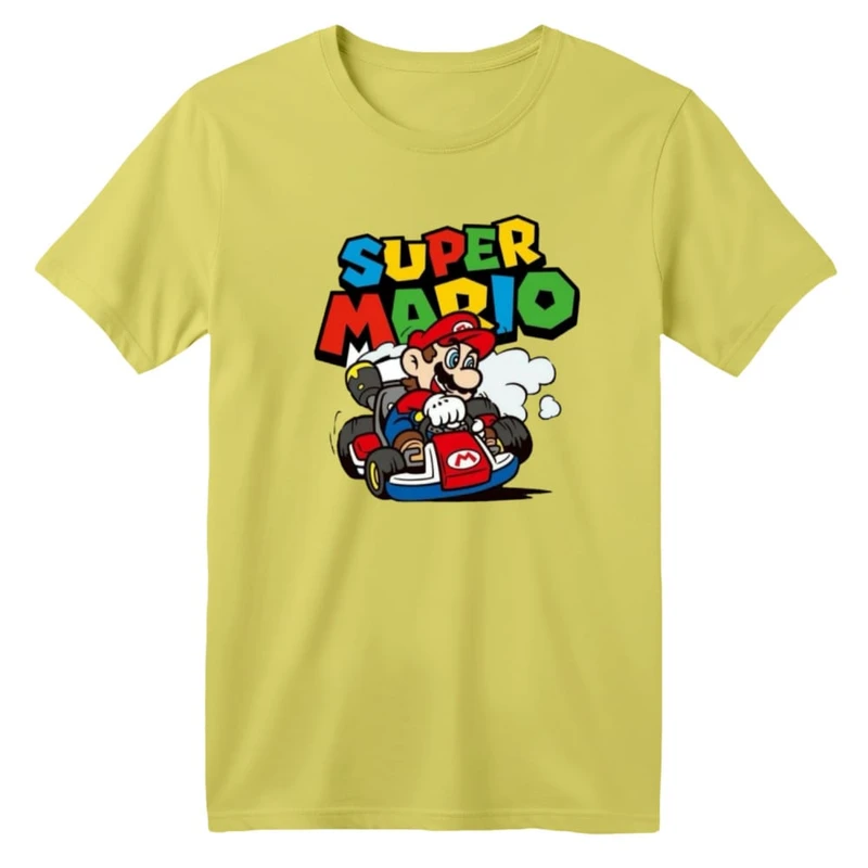 تی شرت آستین کوتاه بچگانه مدل ماریو کد ۷