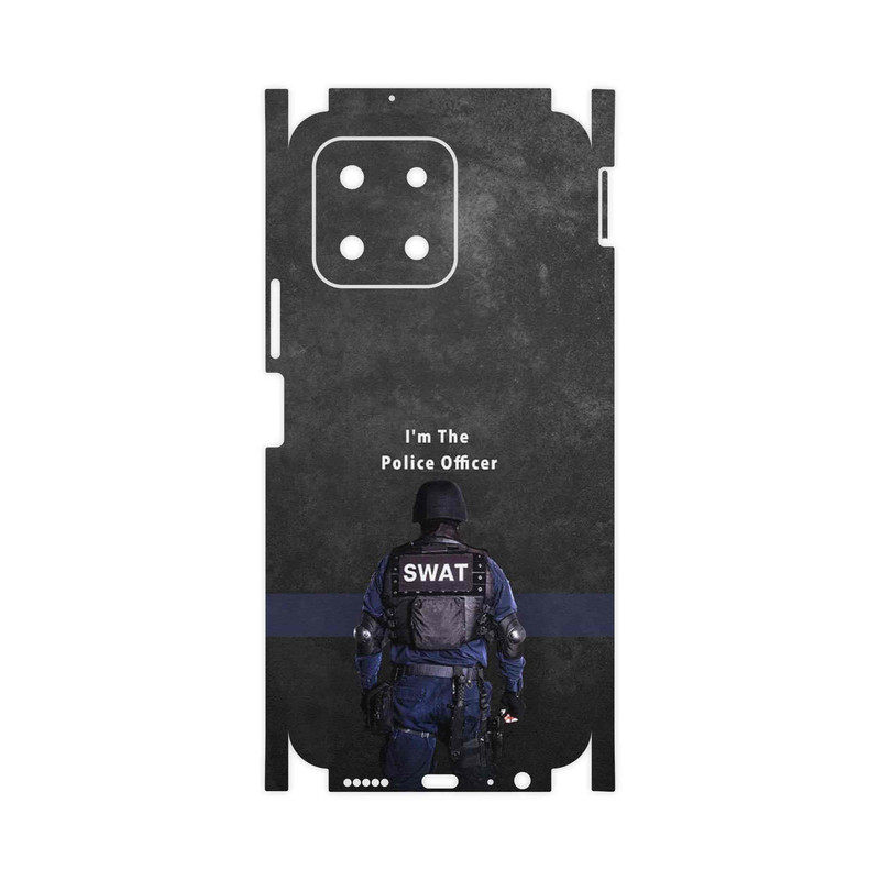 برچسب پوششی ماهوت مدل Police Officer-FullSkin مناسب برای گوشی موبایل آنر X6