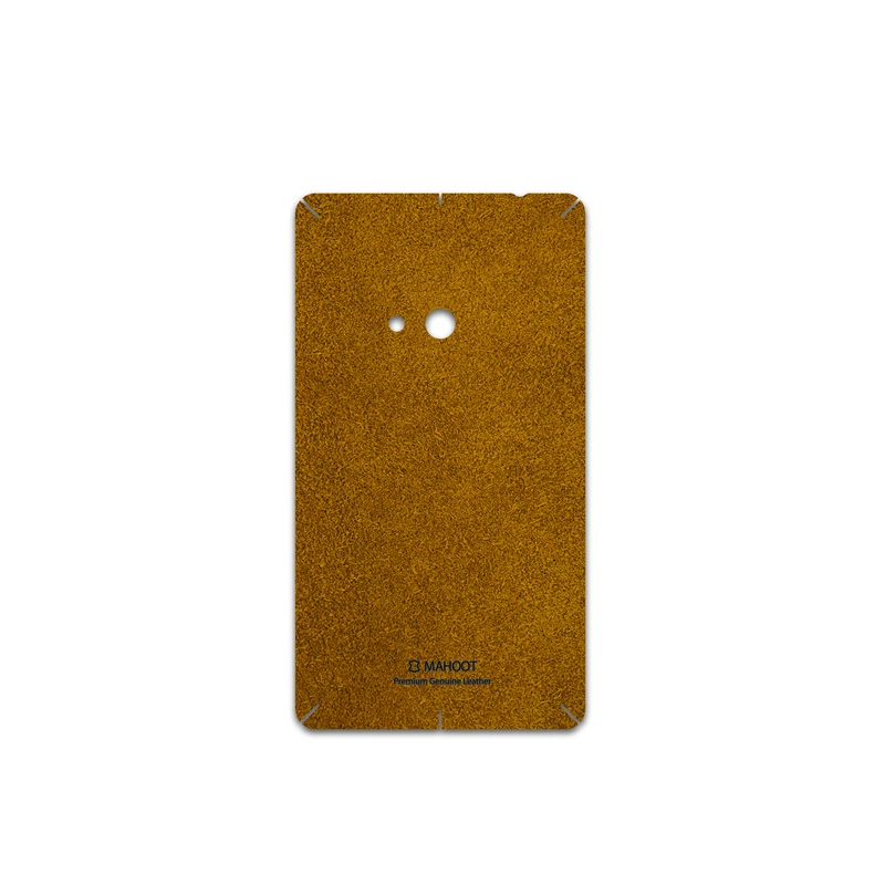 برچسب پوششی ماهوت مدل Brown-Chamois-Leather مناسب برای گوشی موبایل نوکیا Lumia 625