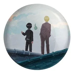 پیکسل خندالو طرح اراتاکا و شییکو انیمه موب سایکو Mob Psycho 100 کد 24429 مدل بزرگ