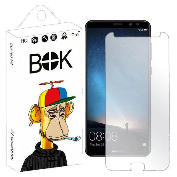 محافظ صفحه نمایش شیشه ای بوک مدل Clear Static مناسب برای گوشی موبایل هوآوی Mate 10 Lite