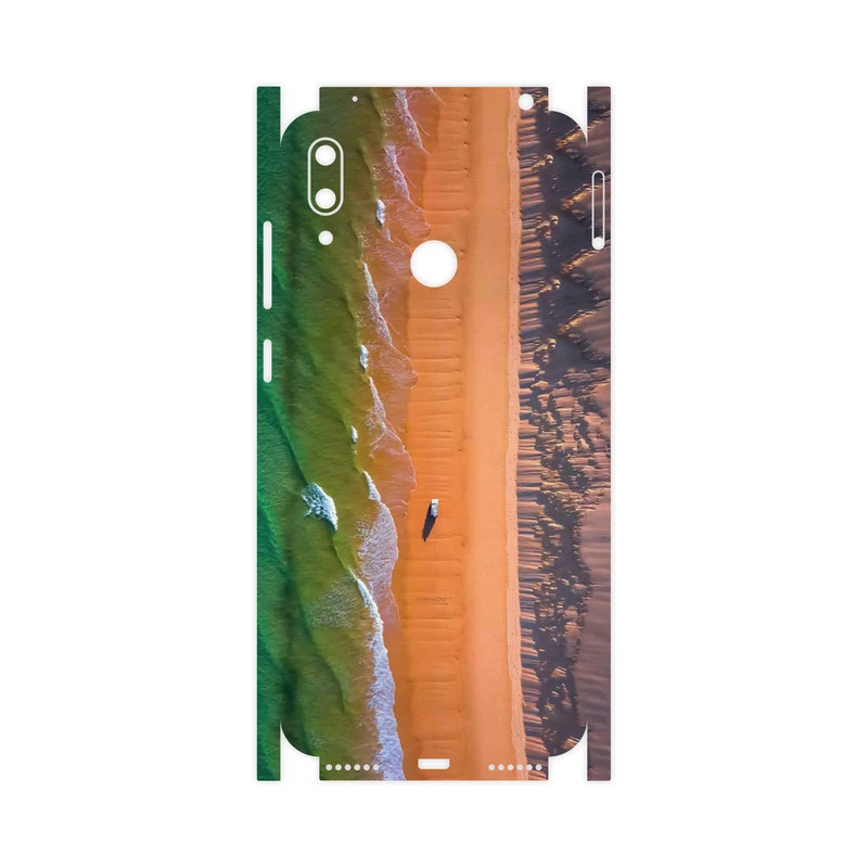 برچسب پوششی ماهوت مدل Beach and Green Sea-FullSkin مناسب برای گوشی موبایل هوآوی Y7 Prime 2019