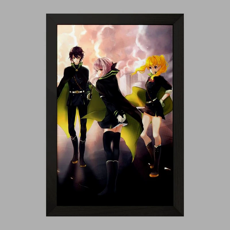 تابلو خندالو مدل شینرا و یو و شیهو انیمه اسرافیل پایانی  کد 12631