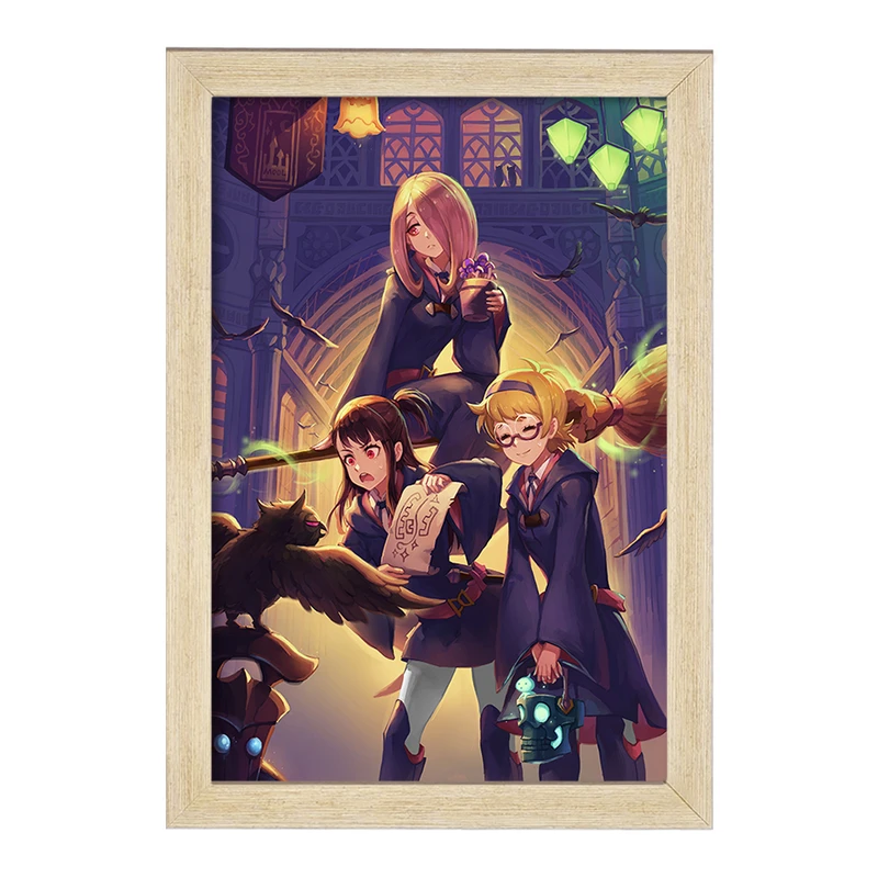 تابلو خندالو مدل اکو انیمه جادوگران کوچک Little Witch Academia  کد 22887