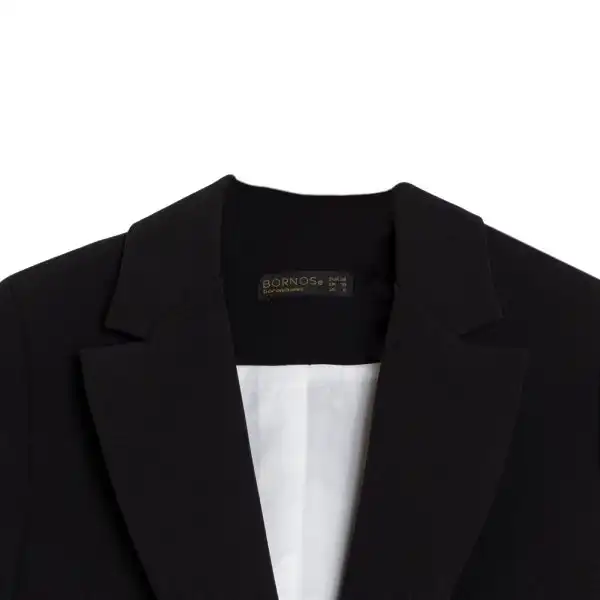 مانتو کتی زنانه برنس مدل کارولین رنگ مشکی