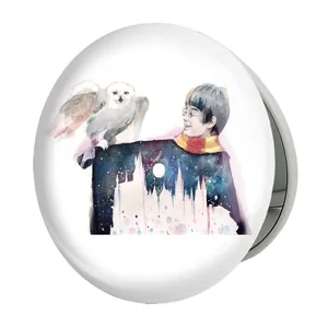 آینه جیبی خندالو طرح هری پاتر Harry Potter مدل تاشو کد 2890 