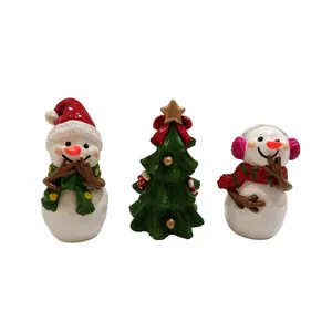 مجسمه مدل آدم برفی کد Sw01 مجموعه 3 عددی