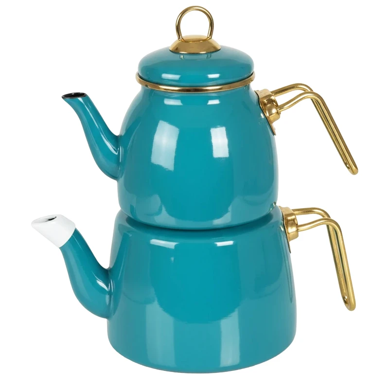 ست کتری و قوری پاچی مدل YASILO گنجایش کتری 2 لیتر و گنجایش قوری 1 لیتر