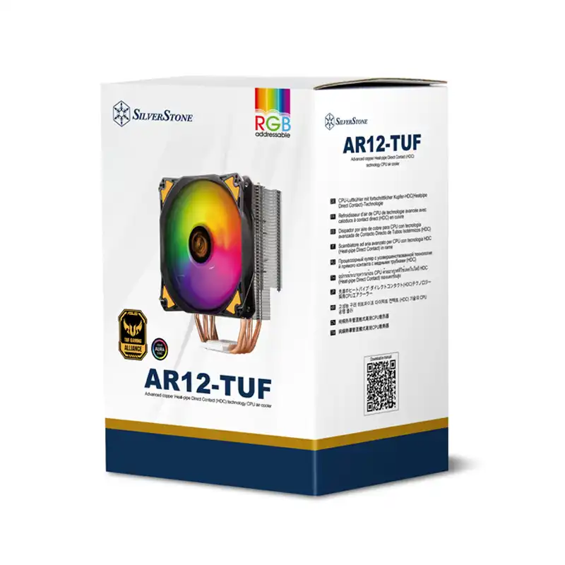 خنک کننده پردازنده سیلوراستون مدل AR12 TUF