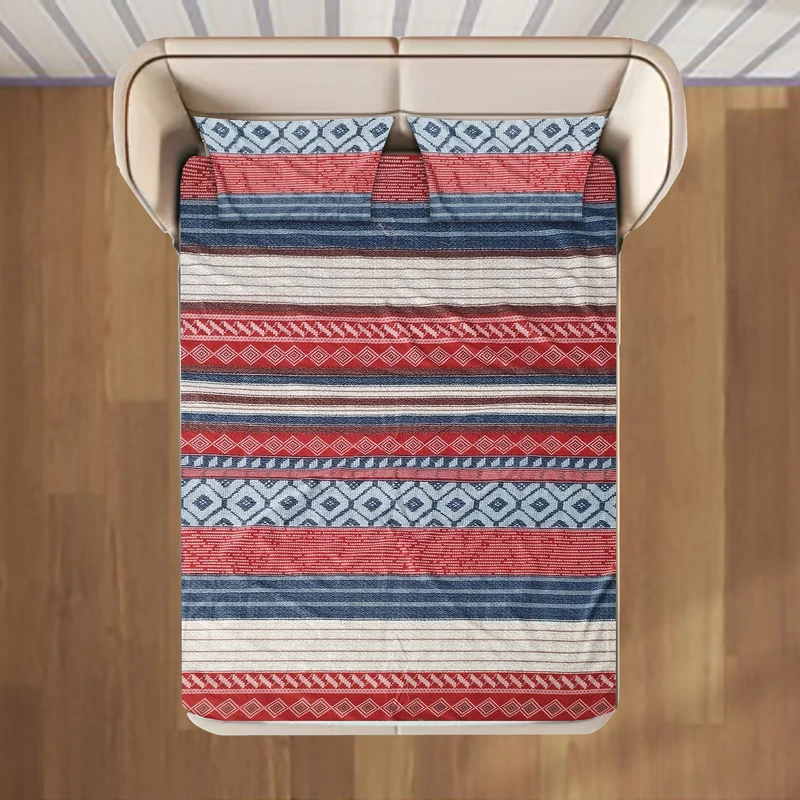 سرویس ملحفه 2 نفر 3 تکه مدل کشدار کد 404