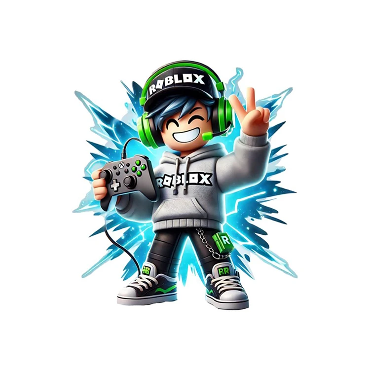 استیکر پارچه و لباس پاد آفرین مدل روبلکس کد 1788