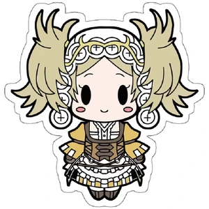 استیکر لپ تاپ مدل Lissa Chibi