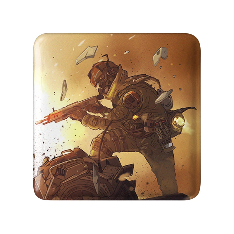 پیکسل خندالو طرح بازی تایتان فال Titanfall مدل مربعی کد 32627