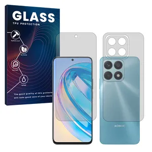 Glass Resistant model matte screen protector suitable for Honor X8a Mobile phone along with the back protector