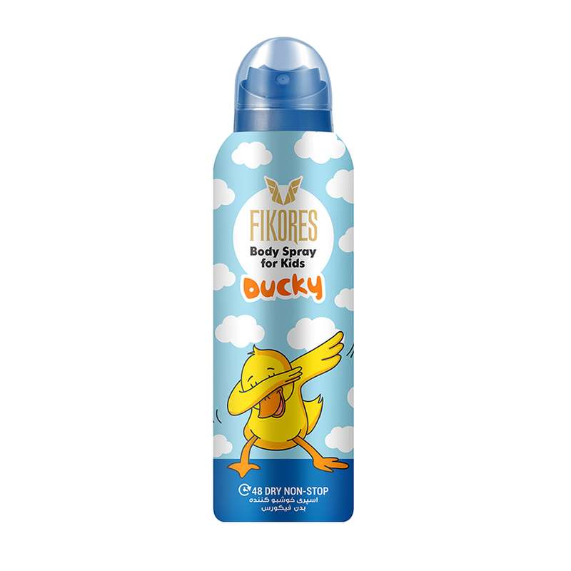 اسپری بدن کودک فیکورس مدل Ducky حجم 120 میلی لیتر