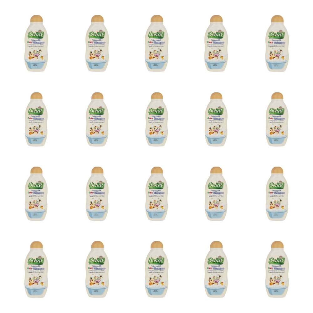 شامپو مو صحت مدل شیر حجم 110 میلی لیتر مجموعه 24 عددی