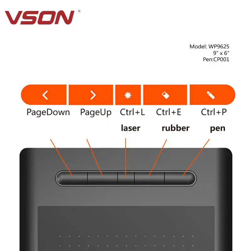 قلم نوری وسون مدل WP9625