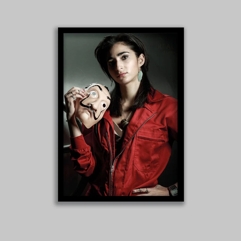 تابلو مدل نایروبی سریال خانه کاغذی Money Heist کد LA-G10658-2